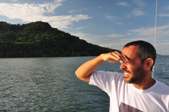 Chegando em Portobelo, no Panamá
